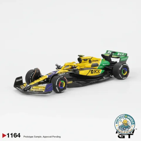 MCLAREN MCL38 #4 LANDO NORRIS 2024 F1 2024 MONACO GP (SENNA LIVERY)