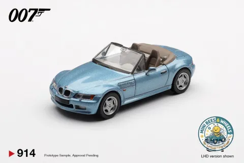 BMW Z3 “GOLDENEYE” Blister packing MINI GT 914-007E ENGLISH BLISTER PACKAGING