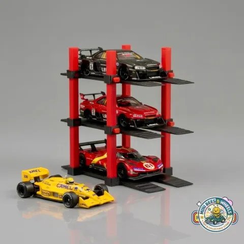 1:64 - 3 cars storage racks - compatible with all 1:64 scale brands - Set of 3