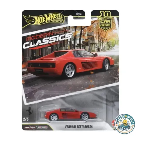 Hot Wheels Premium Car Culture Collectible Toy Car, 1:64 Scale Die-Cast TESTAROSSA