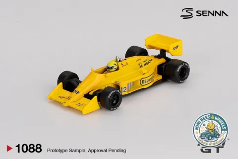 MINI GT 1088  LOTUS 99T 12 AYRTON SENNA 1987 MONACO GRAND PRIX WINNER - Box