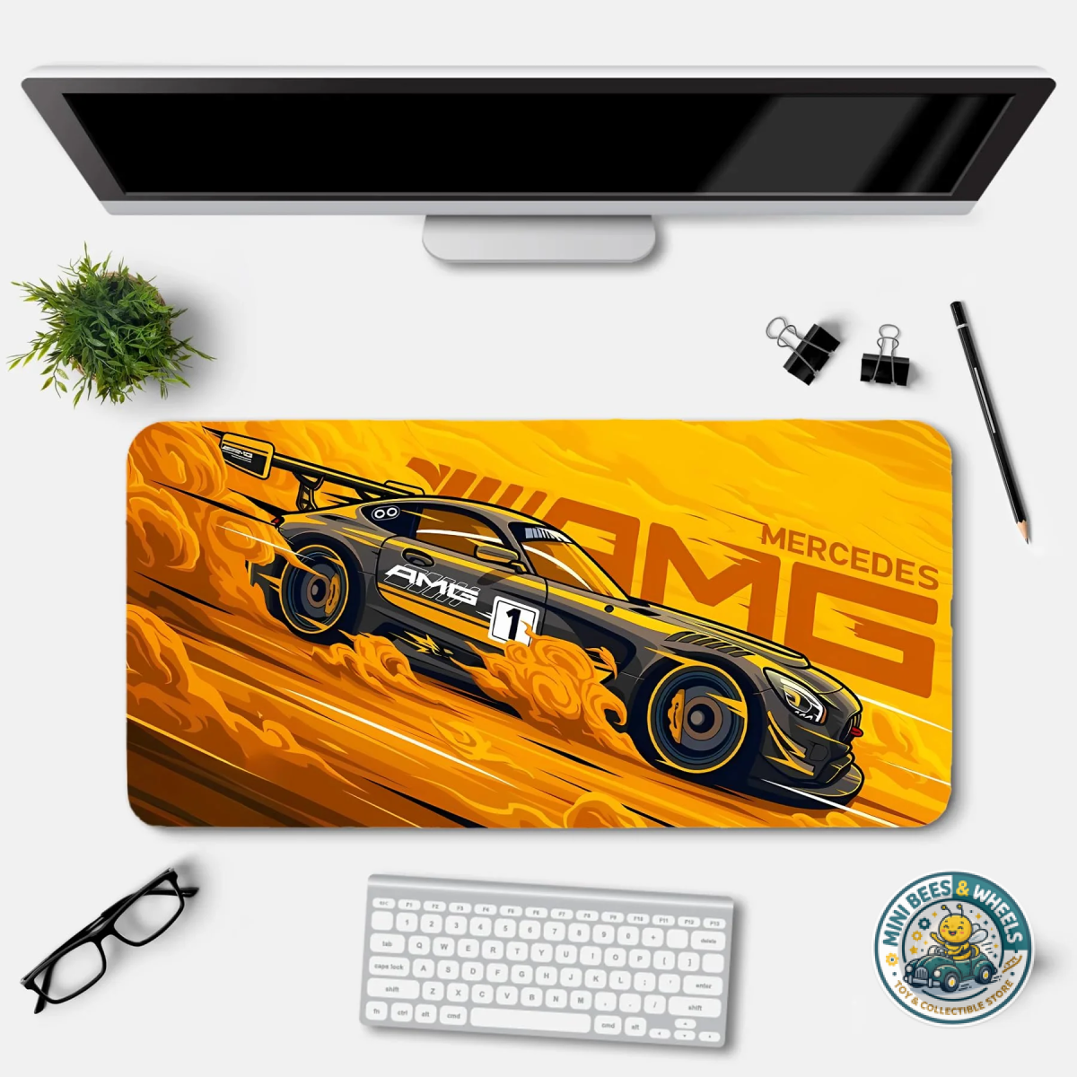 Mercedes AMG Keyboard & Mouse Mat