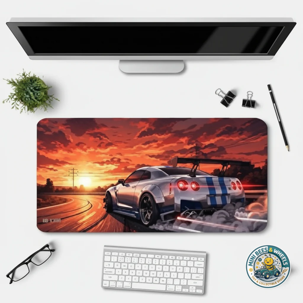 Nissan GTR Skyline Keyboard & Mouse Mat