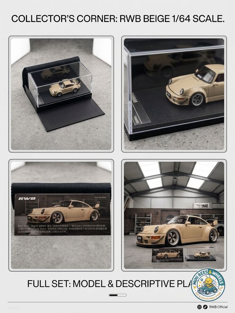 Time Micro RWB Porsche 964 Beige