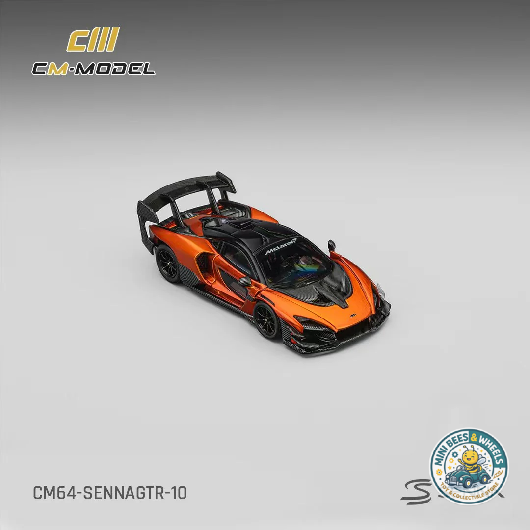 CM model McLaren   Senna   GTR,   1:64   Scale   (Orange)