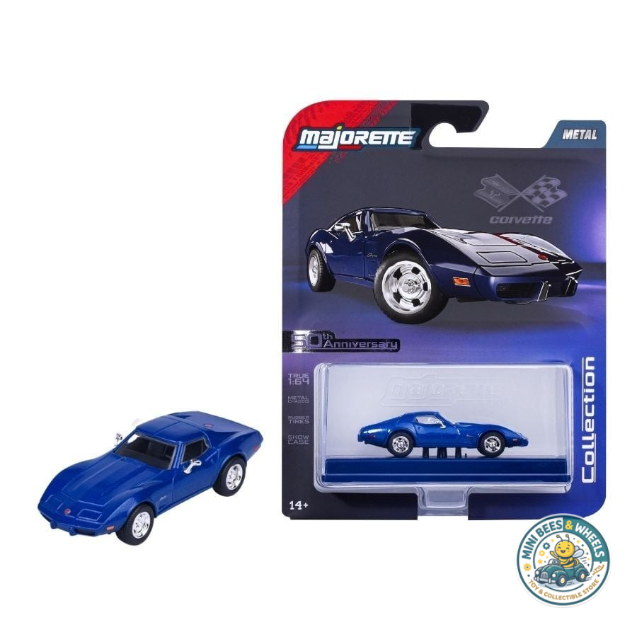 MAJORETTE COLLECTION CHEVROLET CORVETTE C3 BLUE