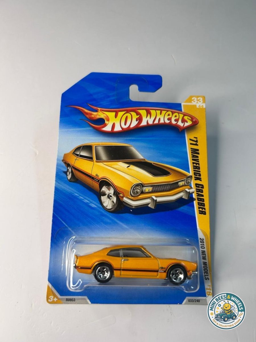Hotwheels 71 Maverick Grabber Blue card 2010 card