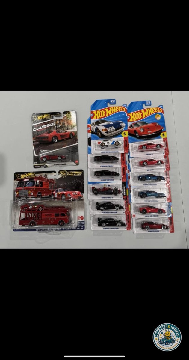 Ferrari Set US Cards -+ Ferrari Team transport