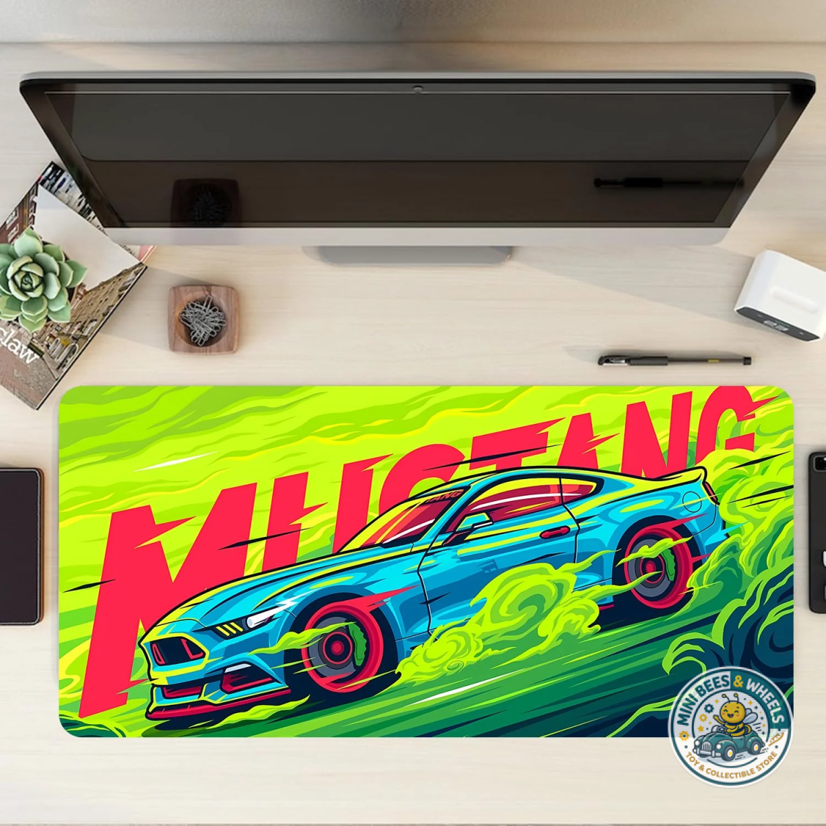 Ford Mustang Keyboard & Mouse Mat